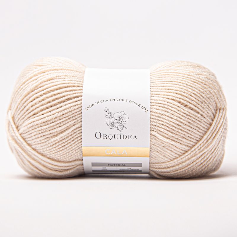 GENERICO - Lana Cala Orquidea 100grs - Crudo 1
