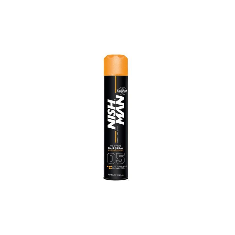 GENERICO - Laca NishMan Pro Styling Hair Spray 05 Ultra Fuerte 400 M NISH MAN