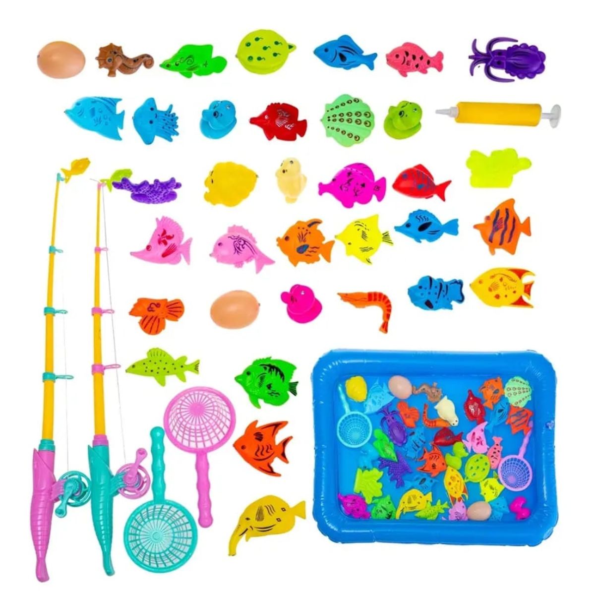 OEM - JUEGO DE PESCA MAGNETICO 26 PIEZAS