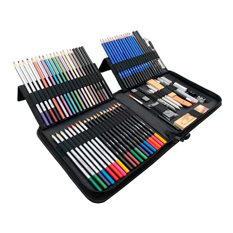 ESHOPANGIE - Set Lapices  83 Pzs Dibujo Profesional Estuche Favorito