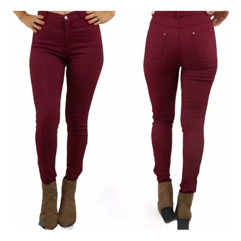 MPROPIA - Leggins Tela Jeans Pantalon Elasticado Calza Lindo Calce. 48