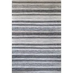 BAZHARS - Alfombra 230X330 cm Am Bol 101 Grey Black