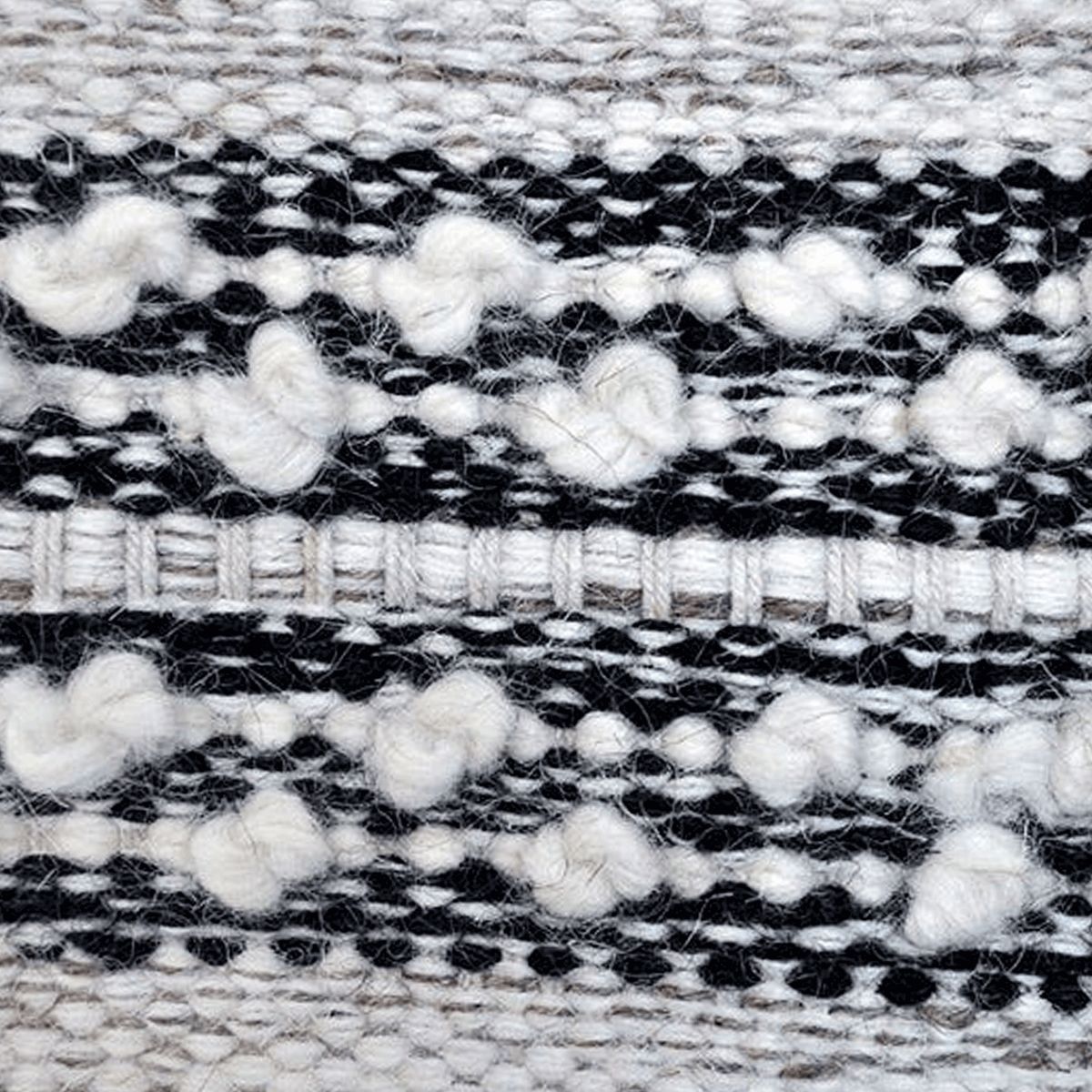 BAZHARS - Alfombra 230X330 cm Am Bol 101 Grey Black Bazhars