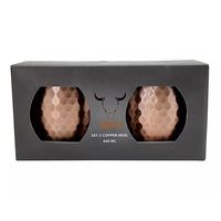 Set 2 Mugs 600mL Cobre Tragos Moscow Mule Mojito Bar