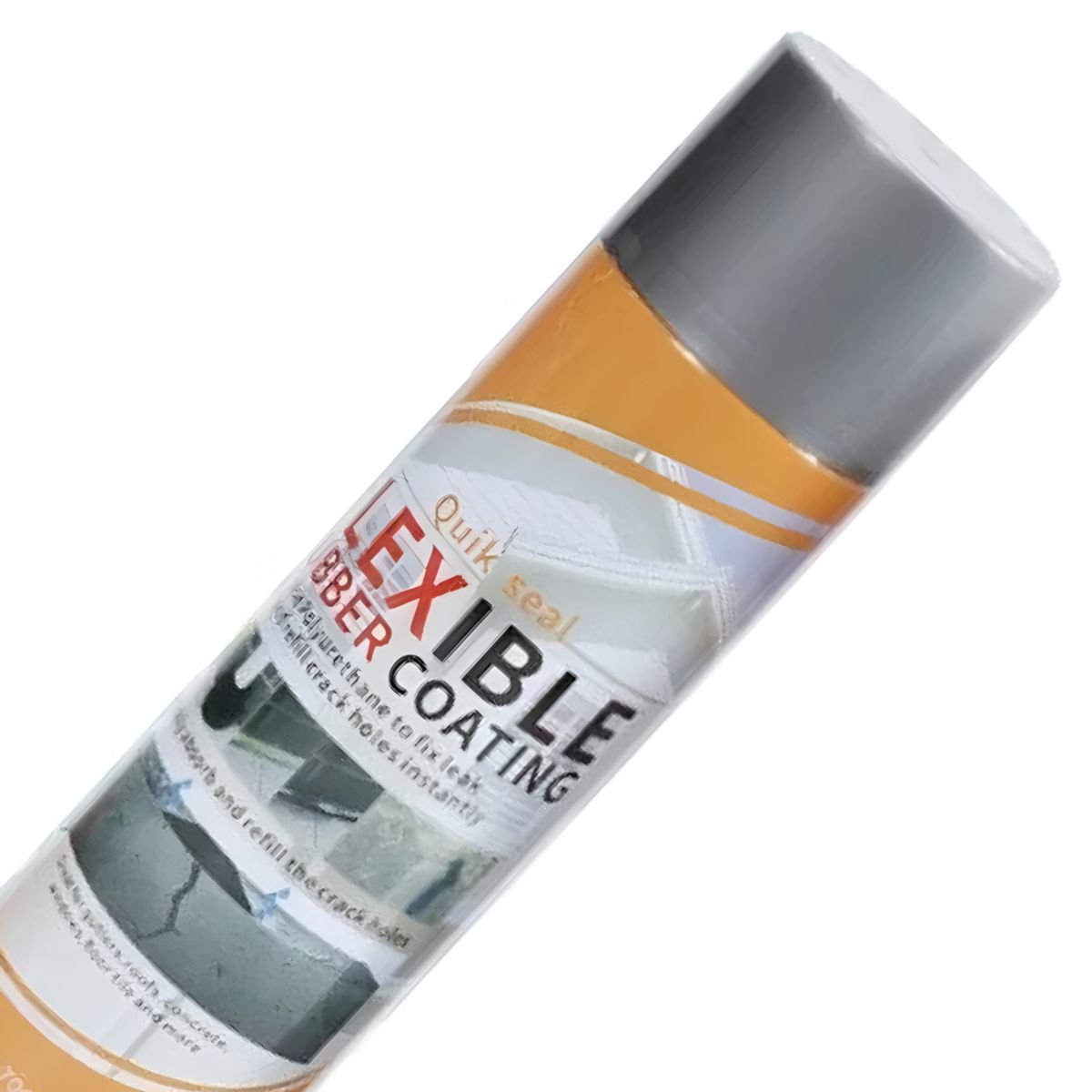 IMPORTCLICK - Sellador Instantáneo Fuga Agua Techo Tubería Aerosol 700 ML Gris - Gris