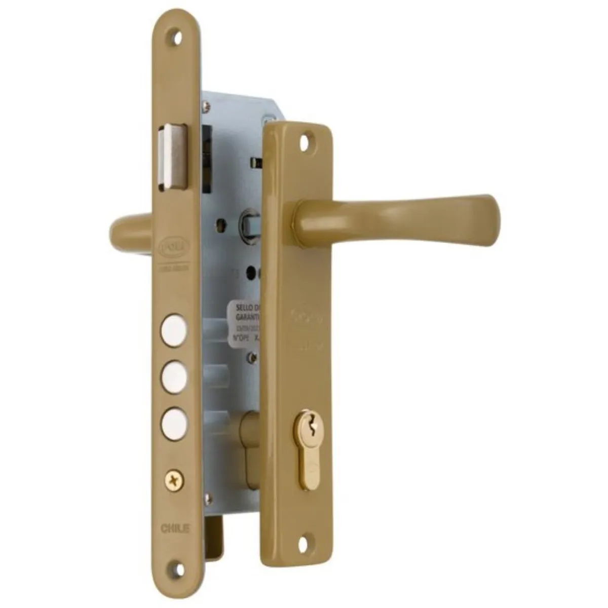 POLI - Cerradura Embutida Clásica Poli B40 Oficina