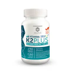 WELLPLUS - Vitamina K2 Plus 60 cápsulas.