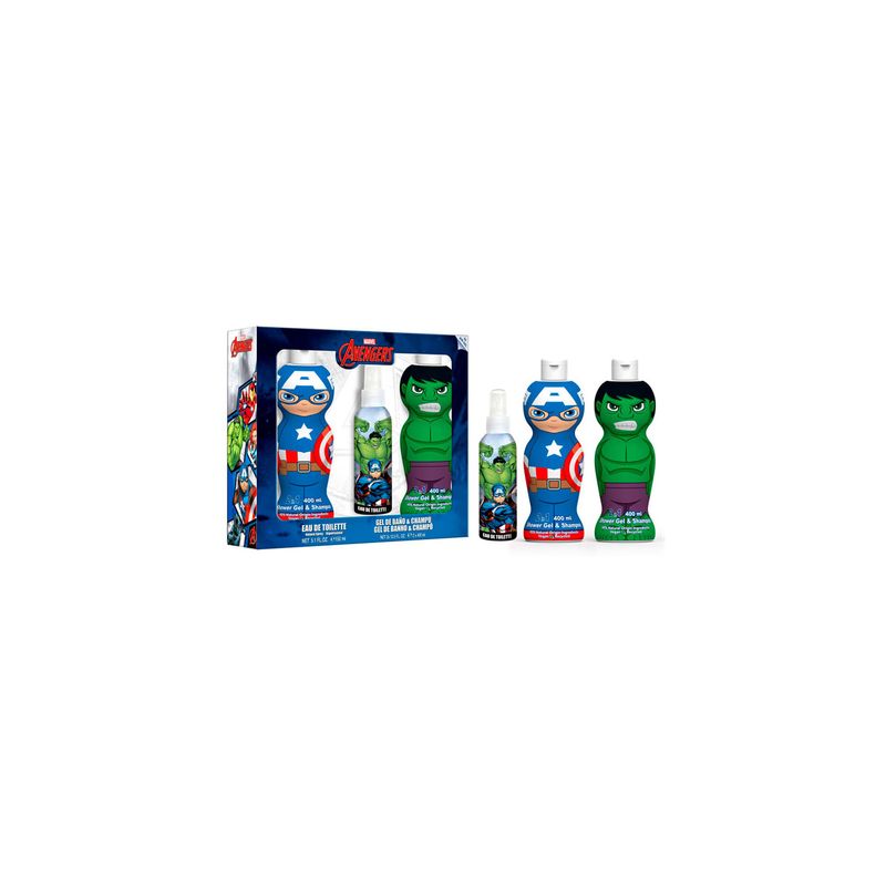 AIR VAL - Avengers Edt 150 Ml + 2 Shower Gel & Shampoo 400 Ml Marvel