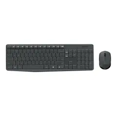 LOGITECH - Kit De Teclado Y Mouse Inalámbrico Mk235 Español - Negro