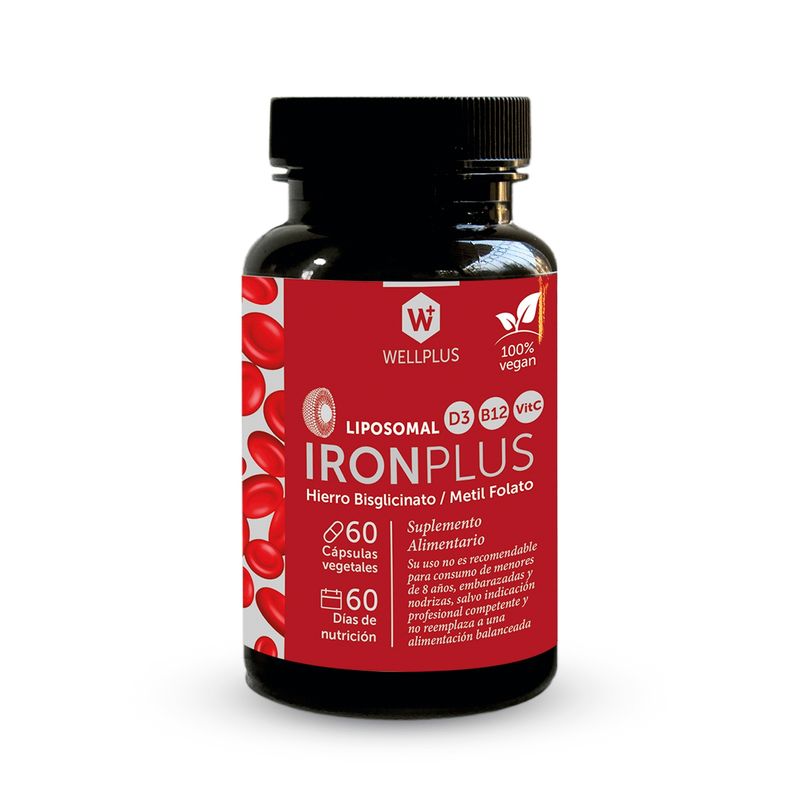 WELLPLUS - Iron Plus Liposomal 60 cápsulas