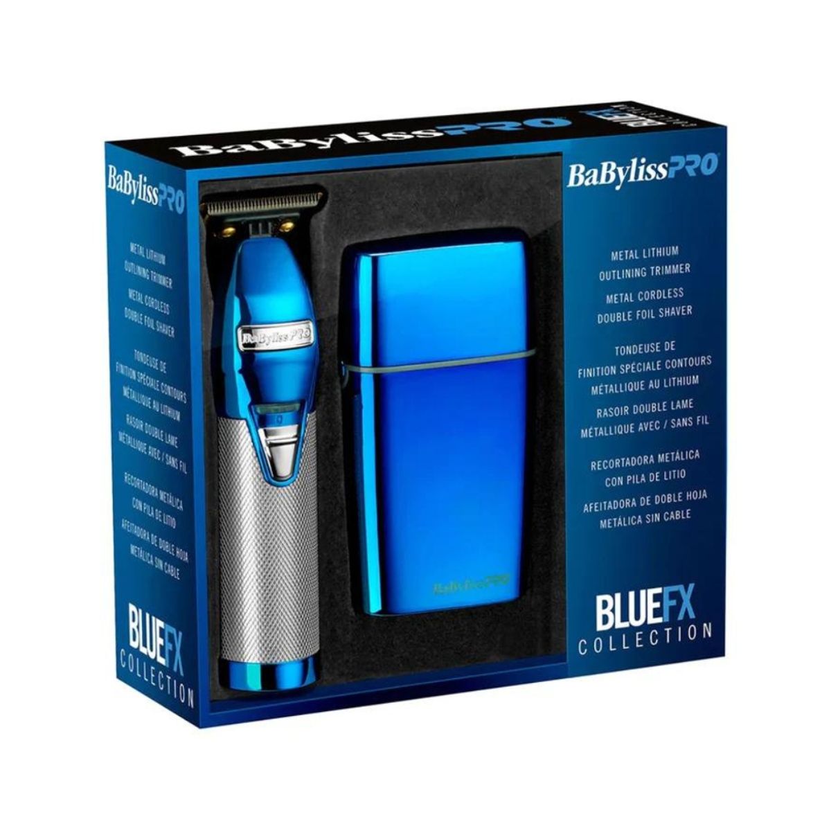 BABYLISS PRO - Kit desvelladora y afeitadora BaBylissPRO BlueFX