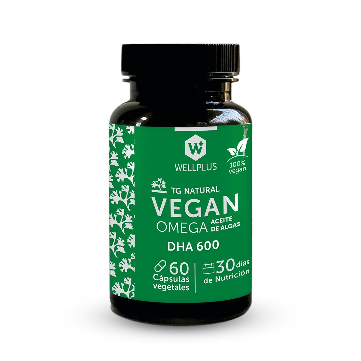 WELLPLUS - Vegan Omega DHA 600 60 cápsulas