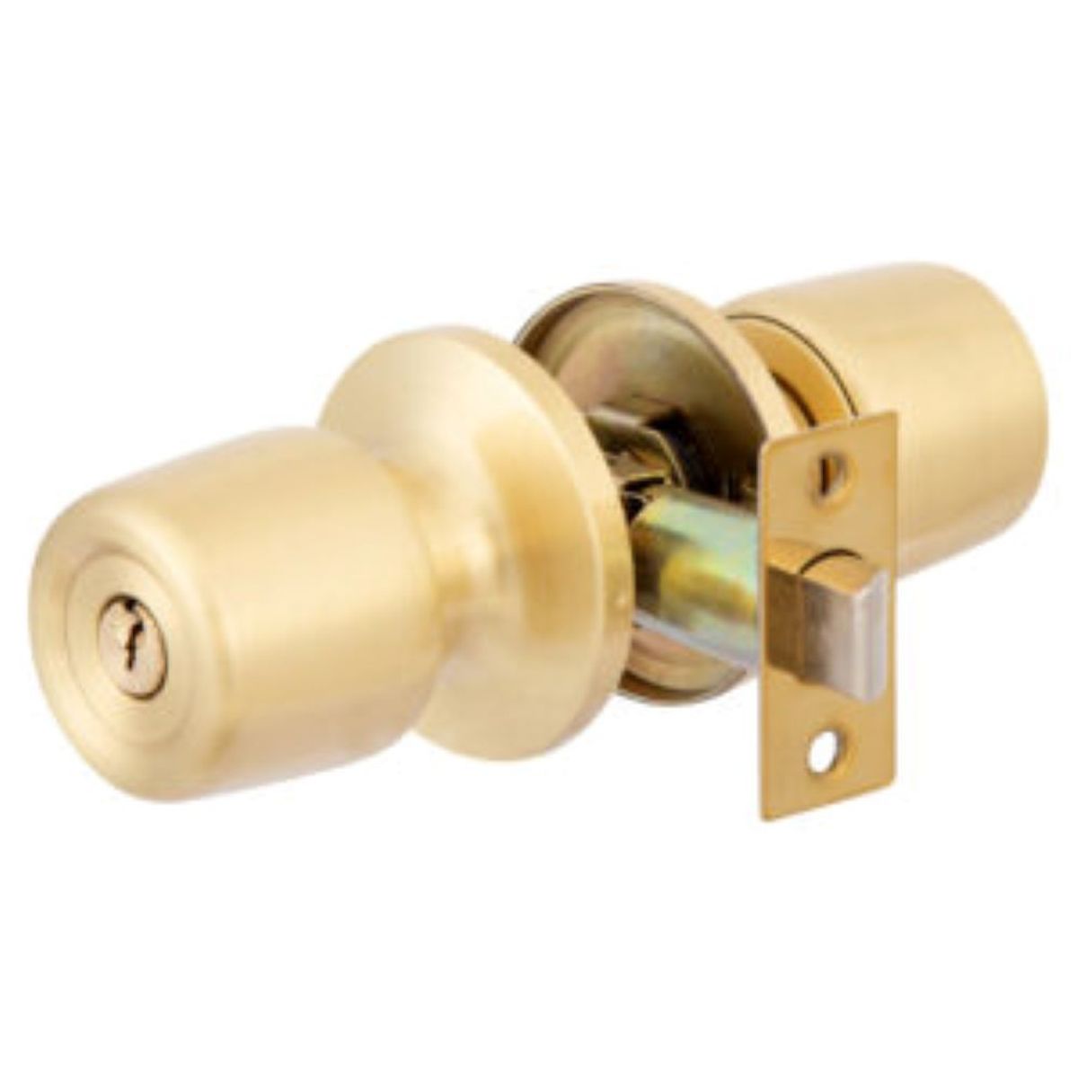 POLI - Cerradura Tubular 8000 Bronce Poli Oficina/Dormitorio