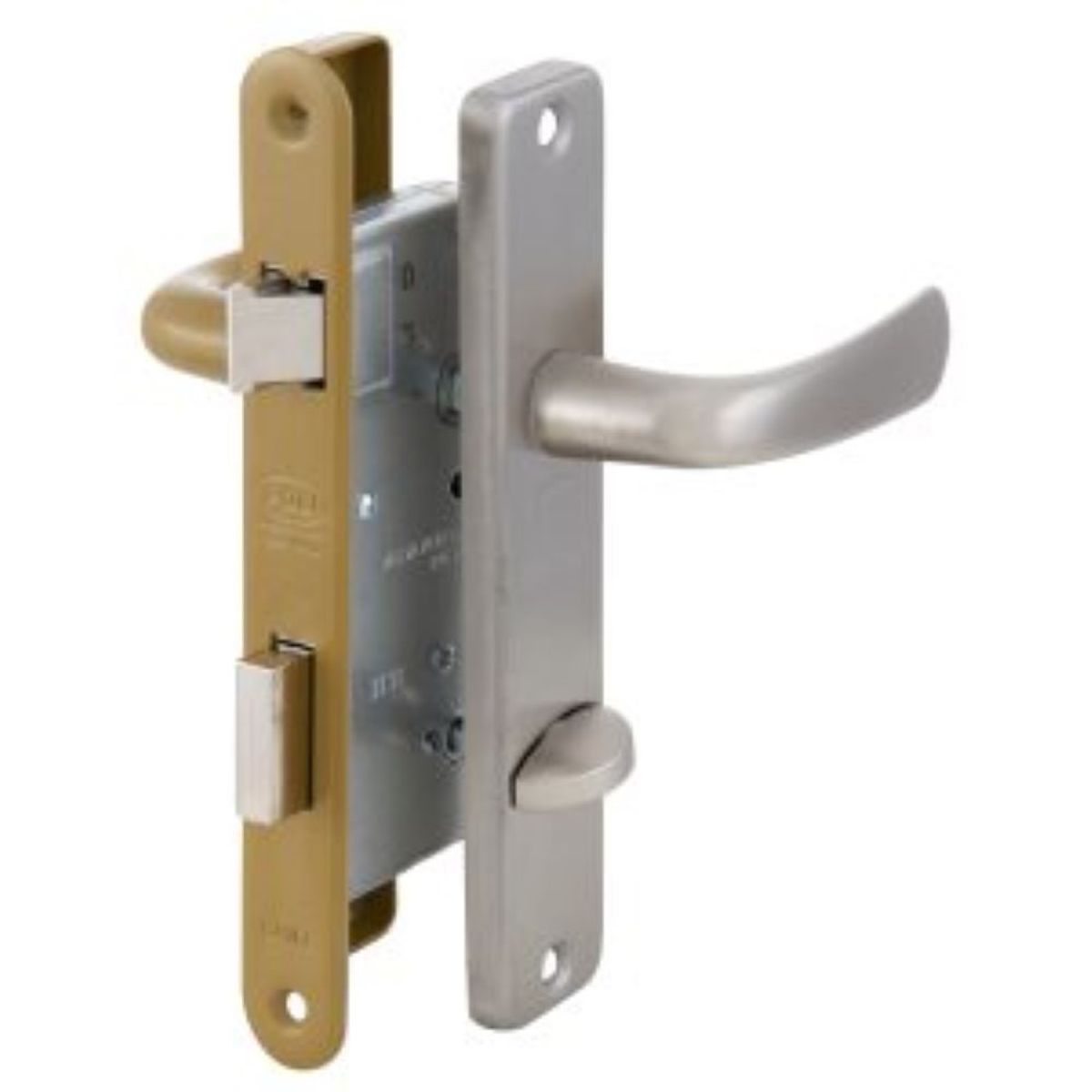 POLI - Cerradura Embutida Clásica Poli B40 Baño