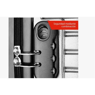 Imagen 2 del producto Set 3 Maletas Rigidas Ruedas 360- Gris L