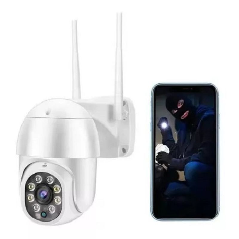 GENERICO - Smart Camara Ip Wifi Alarma Exterior Anti Agua Ip66 / 221028
