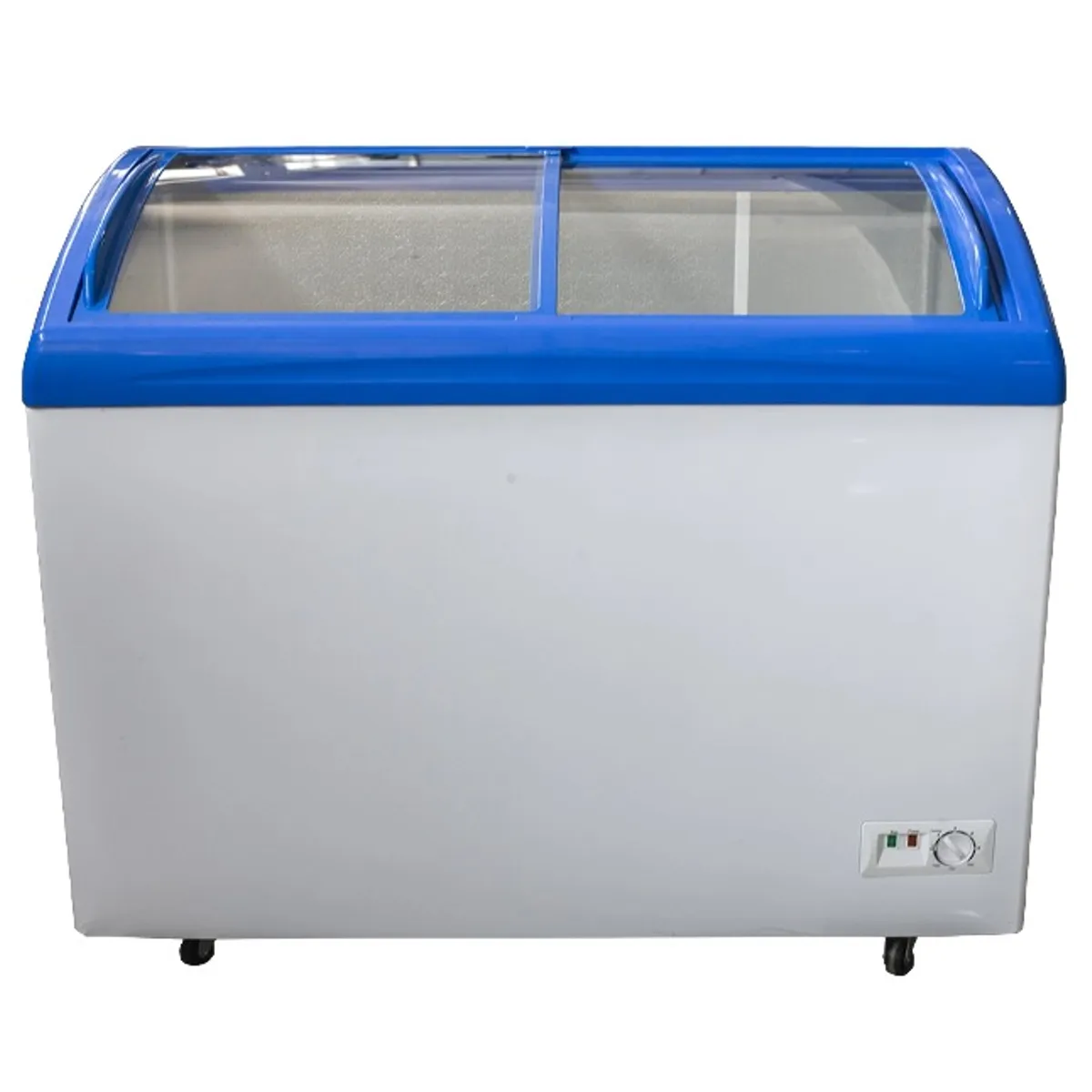 BOZZO - Congelador 350 lt Vidrio Curvo 5 canastos