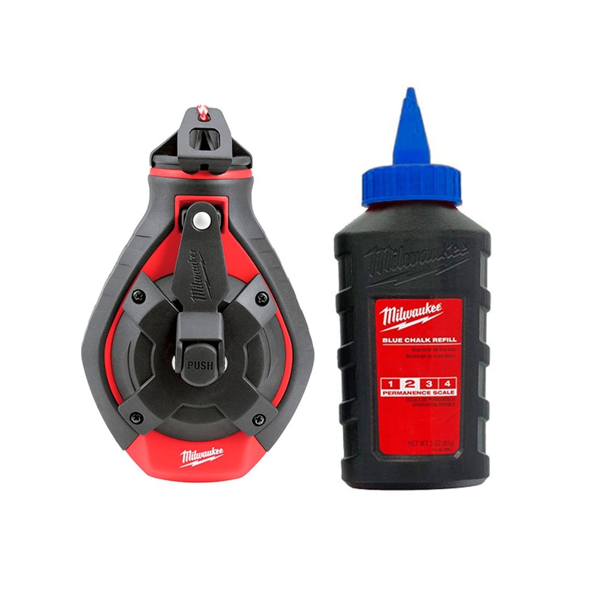 MILWAUKEE - TIZADOR DE ALUMINIO DE 100 - CON TIZA AZUL 48-22-3982