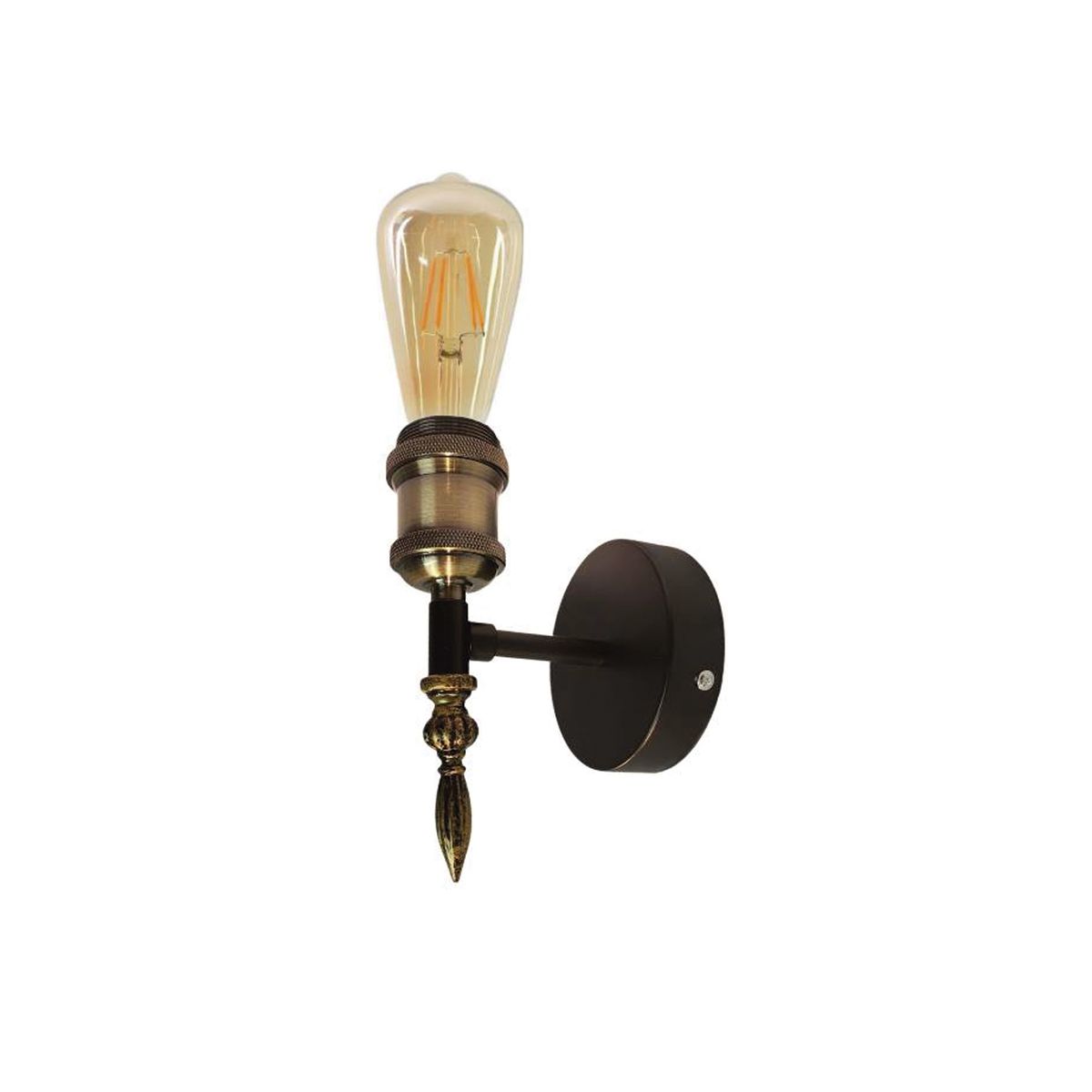 HB LEDS - Apliqué Simple Soquete Vintage Porta E-27 Aludra