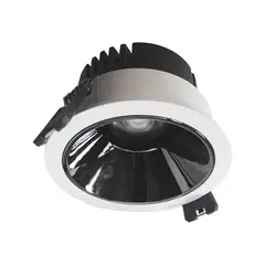 LED STUDIO - DOWNLIGHT INNER CON ARO 5W LUZ CÁLIDA NEGRO