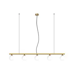 LED STUDIO - LÁMPARA COLGANTE BUBBLE LINEAL (SIN G9) DORADO