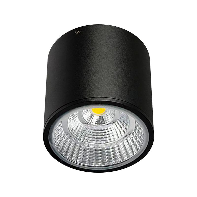LED STUDIO - DOWNLIGHT SOBREPUESTO LED STUDIO ROSS BIG 25W L/CÁLIDA NEGRO
