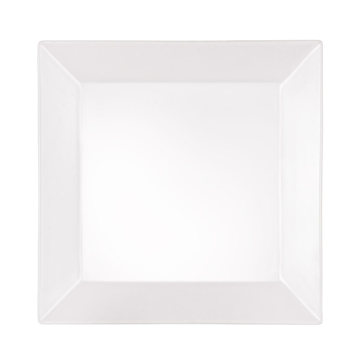 STAR FINE PORCELAIN - SET DE 12 PLATOS BAJOS CUADRADOS BLANCOS 21,5 CM STAR STAR FINE PORCELAIN