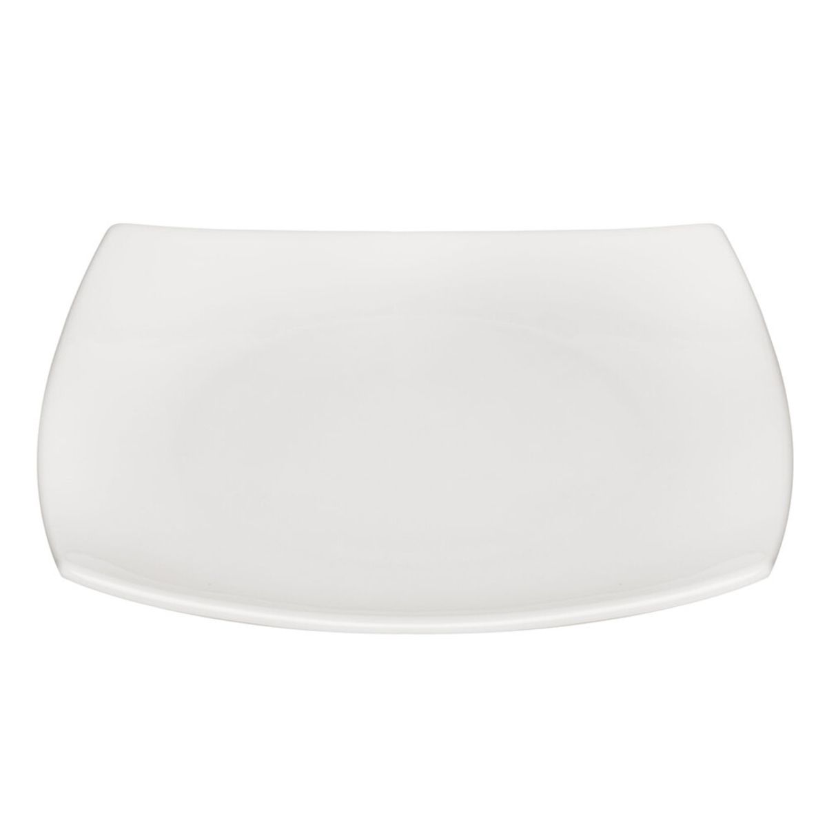 STAR FINE PORCELAIN - SET DE 12 PLATOS DE PORCELANA CUADRADOS BLANCOS 20 CM STAR STAR FINE PORCELAIN