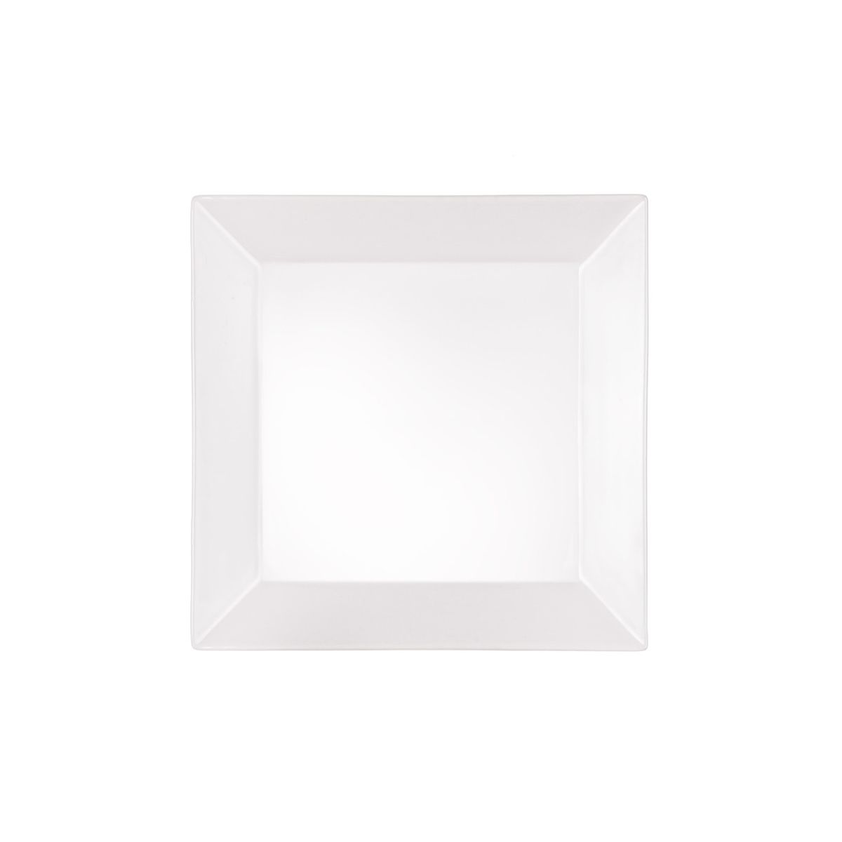 STAR FINE PORCELAIN - SET DE 12 PLATOS BAJOS CUADRADOS BLANCOS 27 CM STAR STAR FINE PORCELAIN