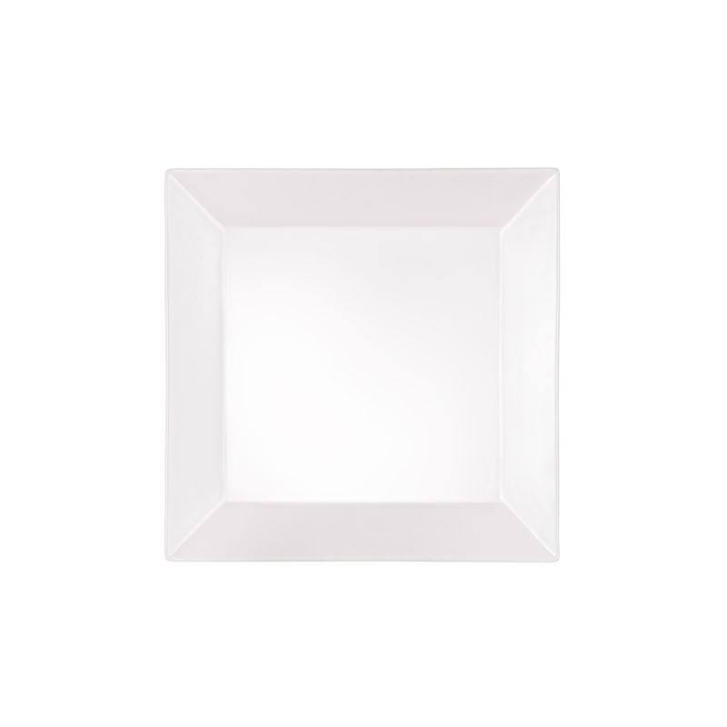 STAR FINE PORCELAIN - SET DE 24 PLATOS BAJOS CUADRADOS BLANCOS 21,5 CM STAR STAR FINE PORCELAIN