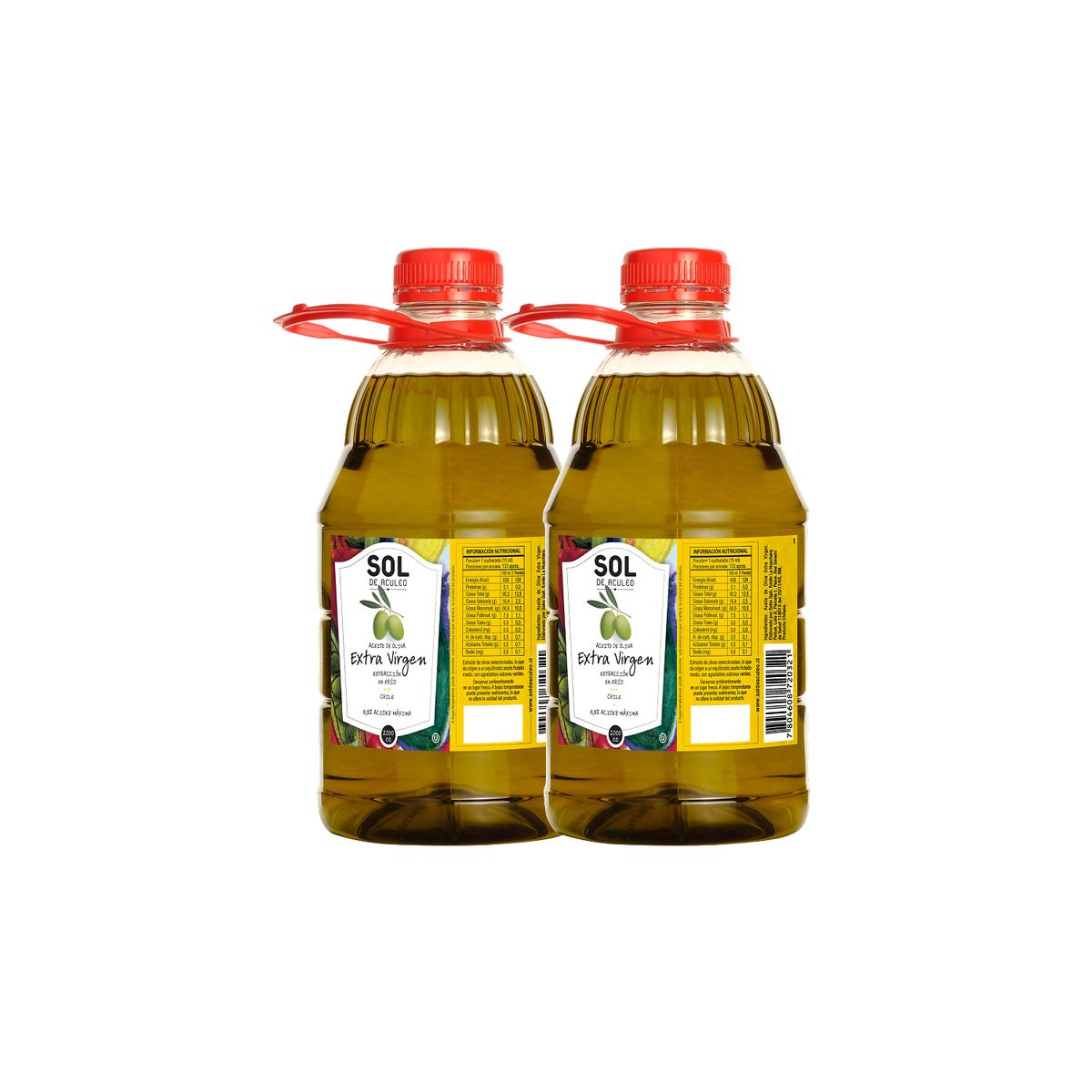 SOL DE ACULEO - Aceite de Oliva EVirgen Sol de Aculeo Frutado Medio 2x2000ml
