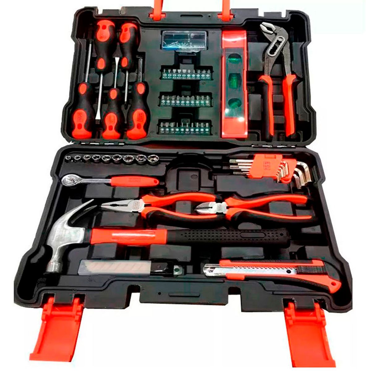 BLACK+DECKER - Set 153 piezas herramientas manuales BLACK+DECKER