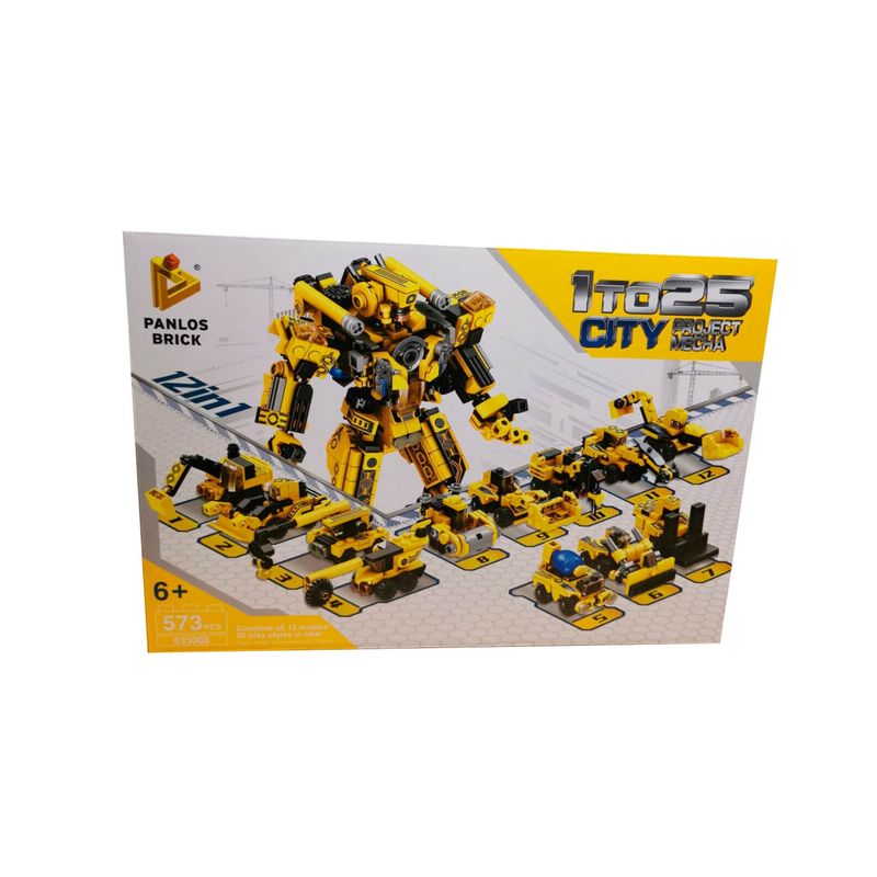 GENERICO - Transformer Bumblebe 12 En 1 25 Combinaciones 573 Piezas