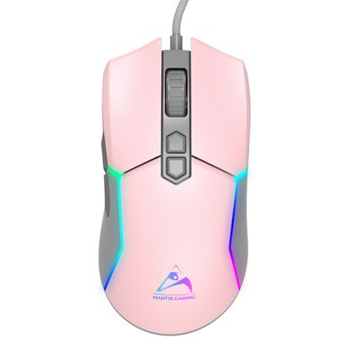 Imagen 2 del producto Mouse gamer phantom m25 rosado