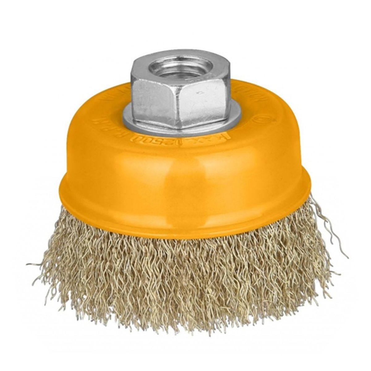 INGCO - Escobilla De Copa Rizada 75mm Esmeril Ingco