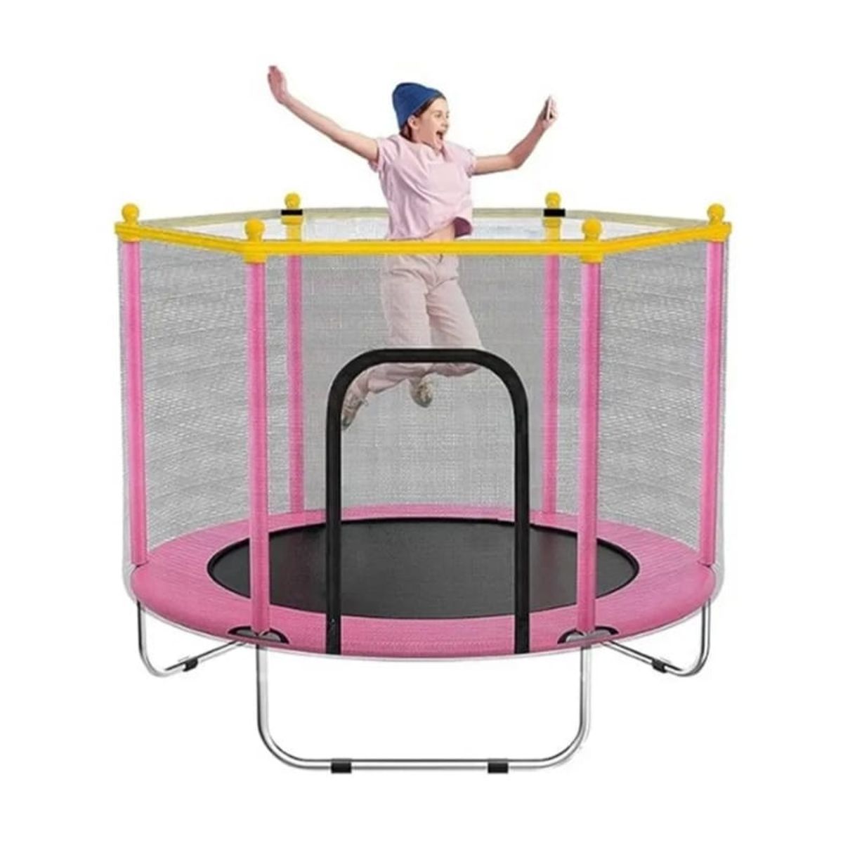 GENERICO - CAMA ELASTICA TRAMPOLIN SALTARINA ROSADA