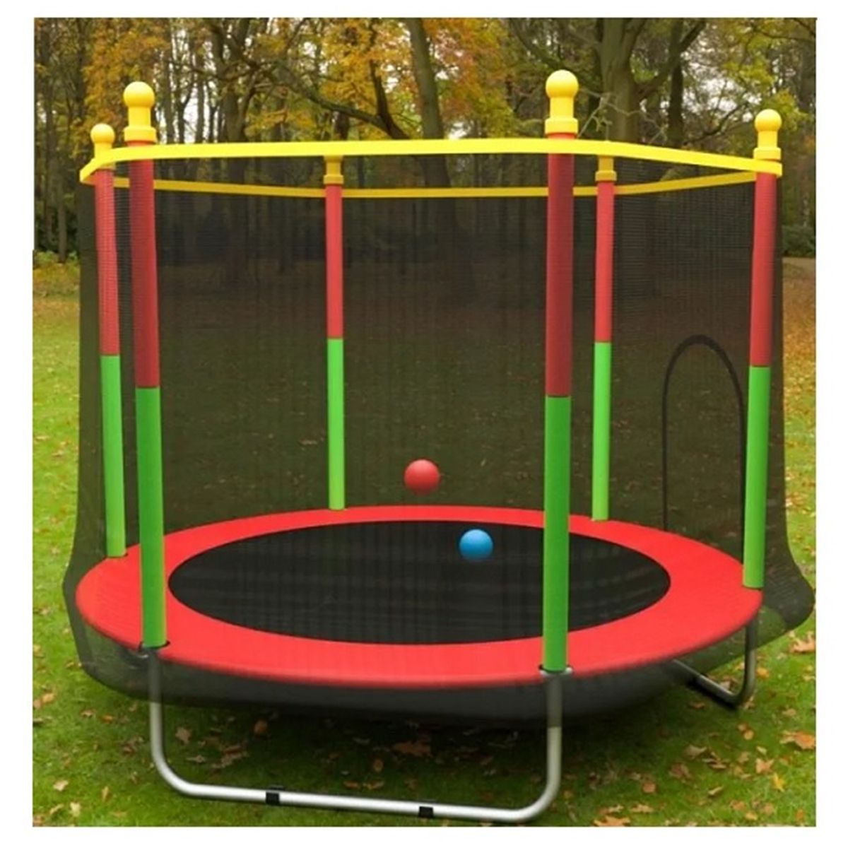 GENERICO - CAMA ELASTICA TRAMPOLIN SALTARINA MULTICOLOR