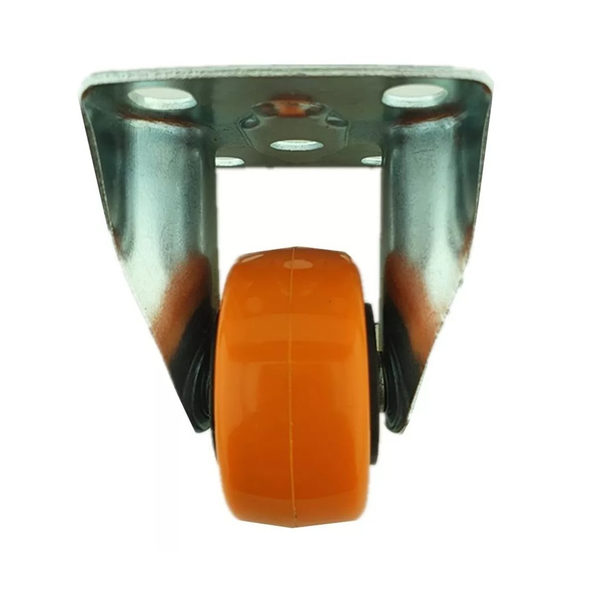 GENERICO - Rueda Naranja Fija 2 Pulgadas