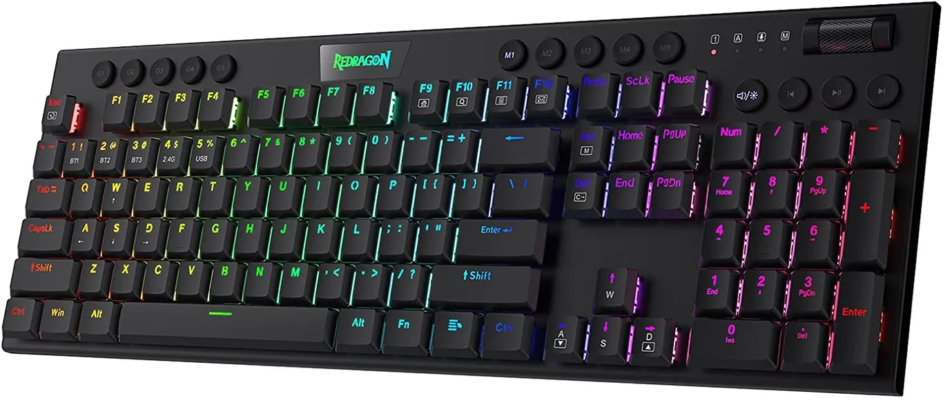 Teclado mecanico K618 Horus RGB Bluetooth24Ghz
