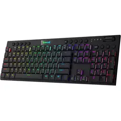 REDRAGON - Teclado mecánico K618 Horus RGB Bluetooth24Ghz