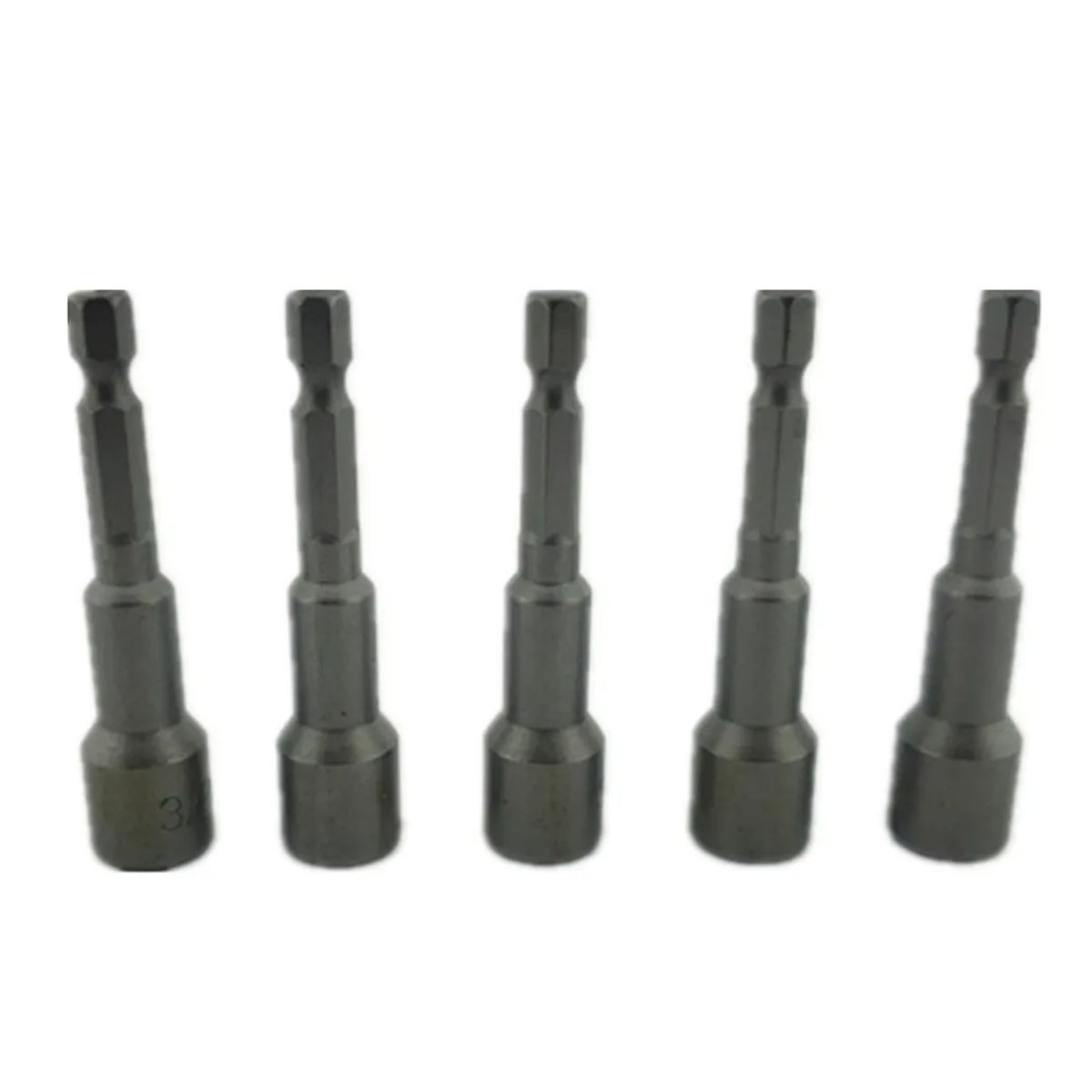 GENERICO - Juego De Adaptadores 3/8 Punta Magnetica 5 Piezas Toolmak