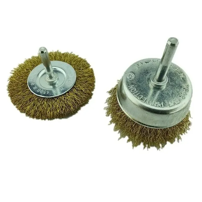 GENERICO - Kit Set Juego De Escobillas Redondas 2 Piezas Toolmak