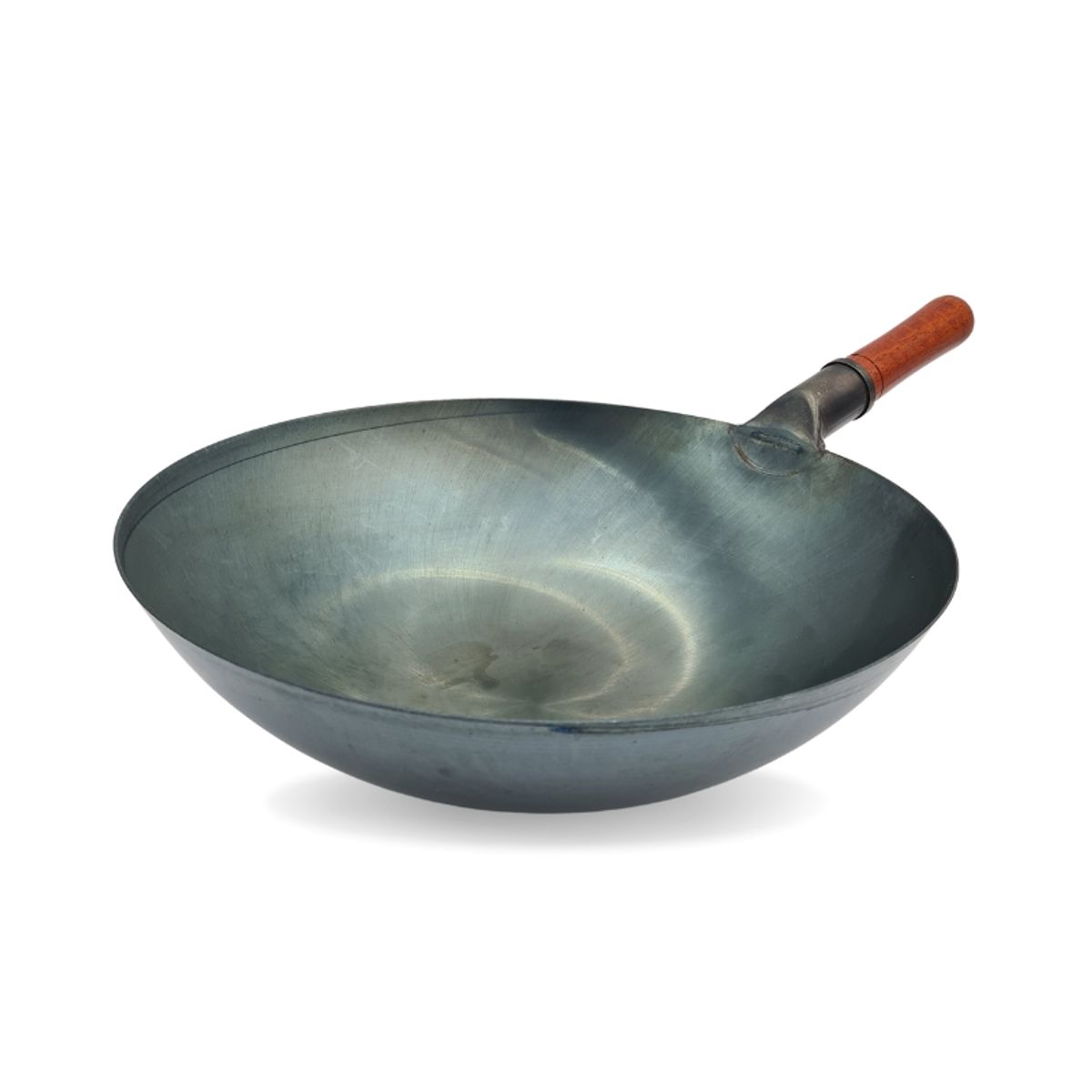 GENERICO - Wok tradicional chino de 38cm acero al carbono