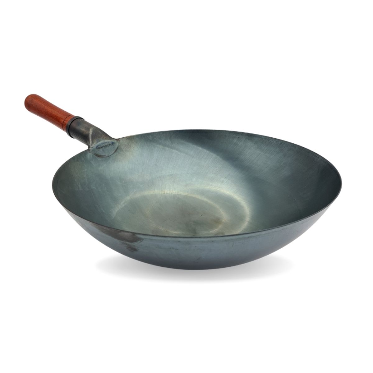 GENERICO - Wok tradicional chino de 38cm acero al carbono
