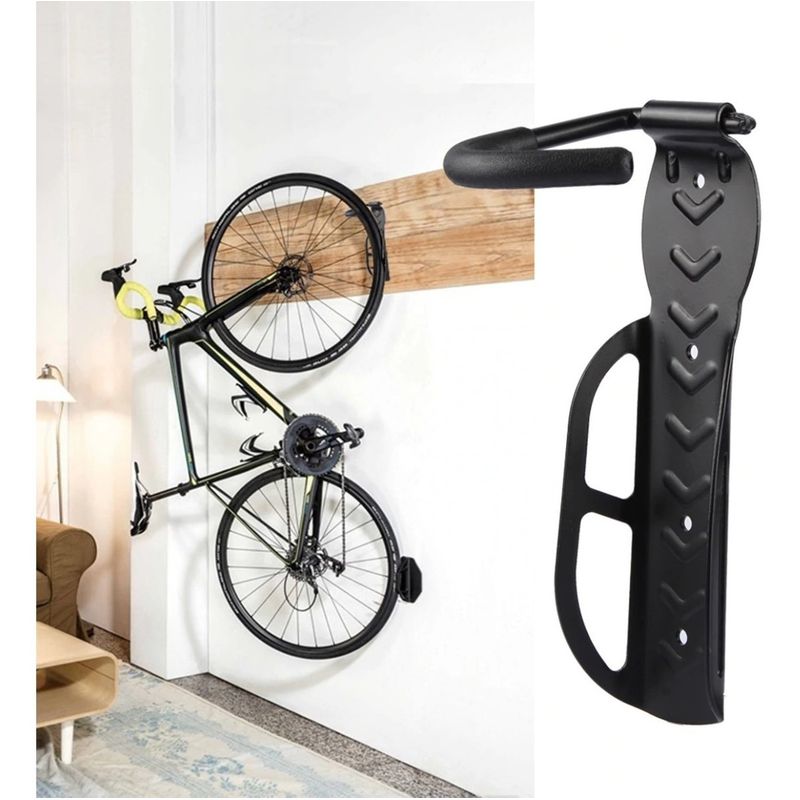 GENERICO - Soporte Porta Bicicleta Para Muralla Colgador De Bicicleta