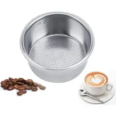 KUANGYE - Filtro Cafe Cafetera Acero Inoxidable Maquina Expresso 2cup