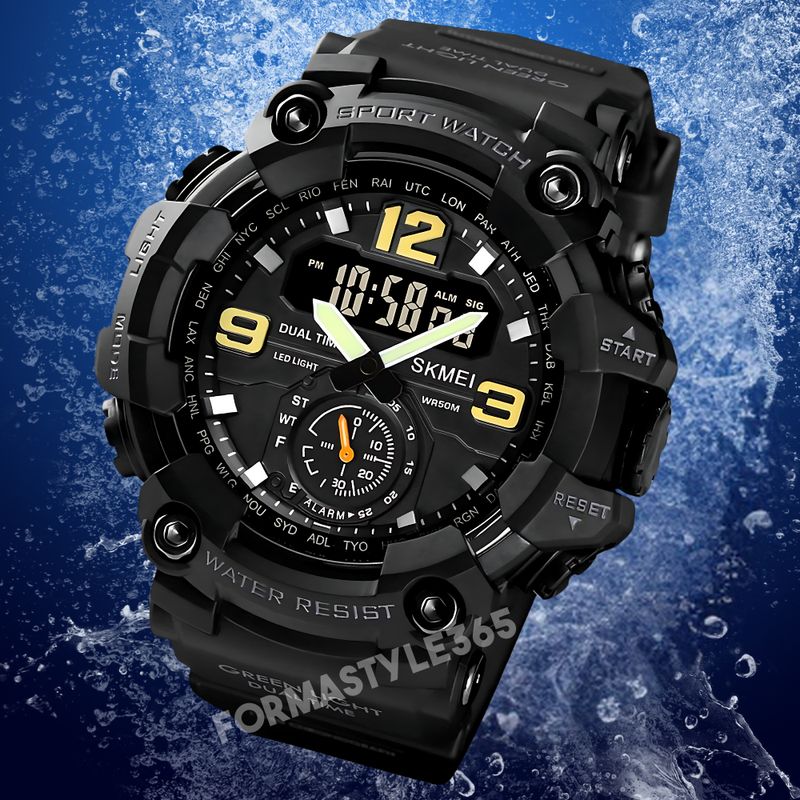 SKMEI - Reloj De Hombre Deportivo Tactico Análogo Digital SKMEI