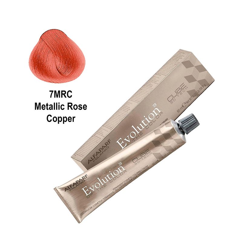ALFAPARF MILANO - Alfaparf Evolution Coloración Profesional 7MRC Metallic Rose Copper