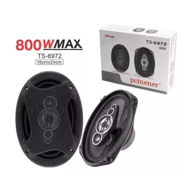 GENERICO - Parlantes Auto Pcinener Ts-6972 800w De Poder Auto Parlante