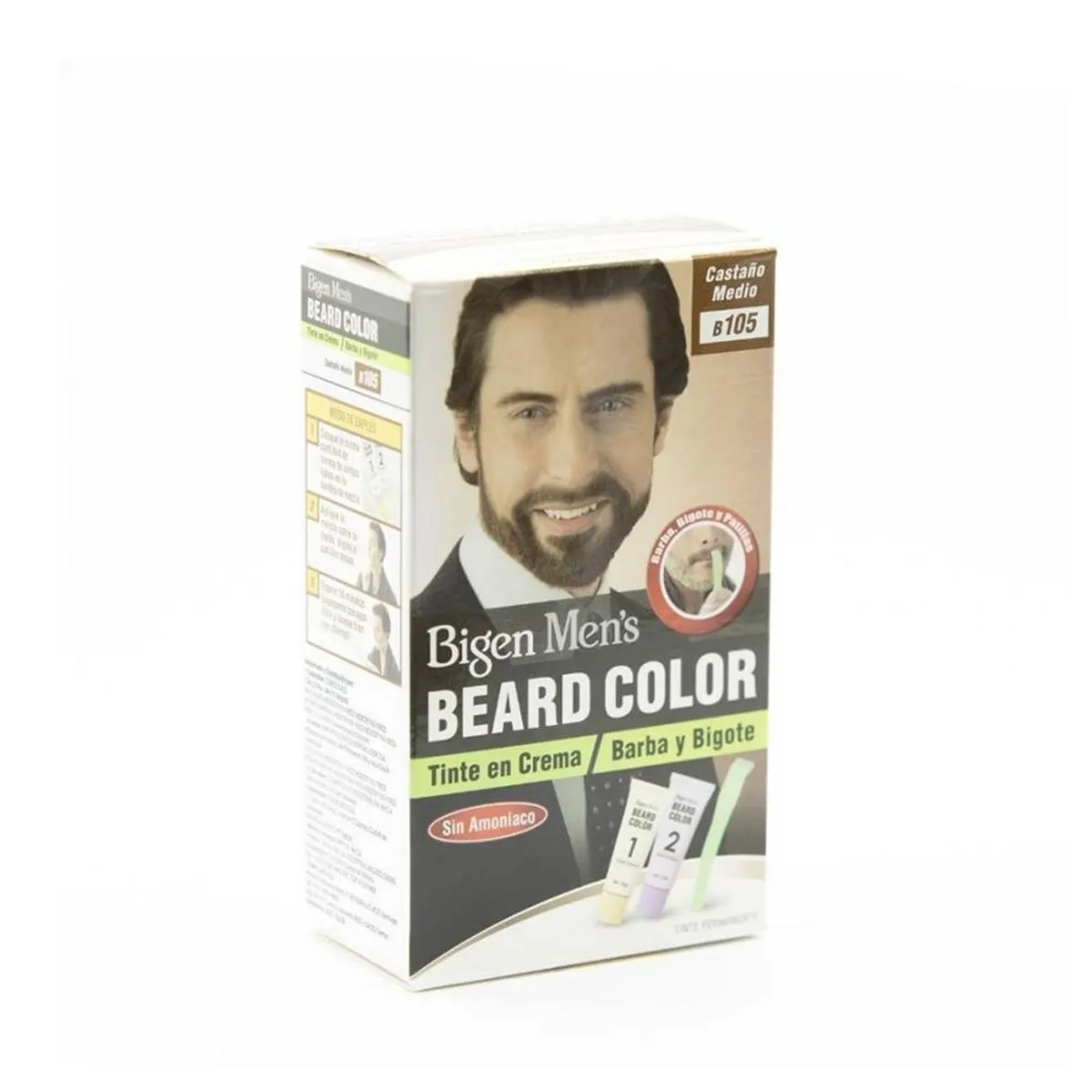 BIGEN - Tinte Para Barba Beard Color #B105 Castaño Medio BIGEN